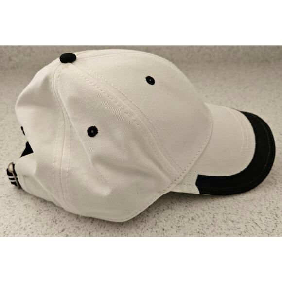 The Game Football Cap Hat Adjustable White with Black, Embroidered - Picture 4 of 10